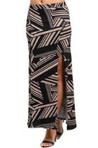  Mocha Black Skirt