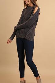  Cutout Knit Sweater