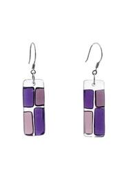  Cobblestones Glass Earrings