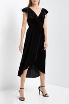  Black Velvet Midi-dress