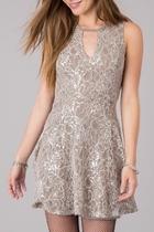  Silver Bliss Lace Dress