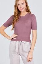  Elbow Sleeve Top