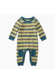  Stripe Knee Patch Romper