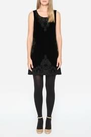  Emb Velvet Dress