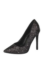  Black Glitter Pumps