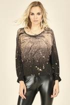  Bleach Splatter Top