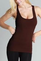  Brown Seamless Tank