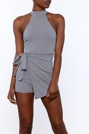  Grey Sleeveless Romper