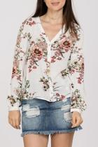  Floral Button-down