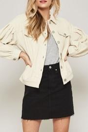  Pleated Sleeve Jacket