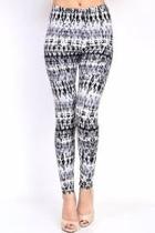  Grey Tie Dyed Leggings