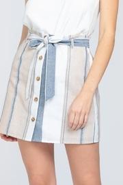  Mini Skirt Striped