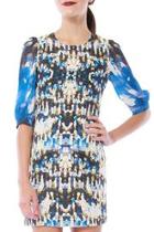  Sequin Print Dress