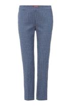  Jacquard Navy Trousers