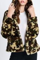  Furry Camo Jacket