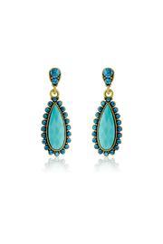  Turquoise Pear Earrings