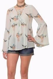 Bullhead Print Top