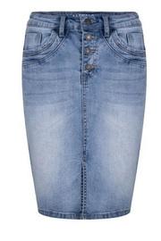  Denim Spits Skirt