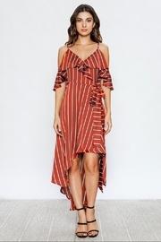  Rust Stripe Dress