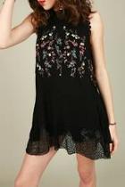  Black Smocked Top