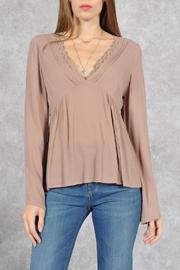  Taupe Bohemian Blouse