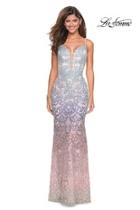  Beaded Ombre Gown