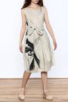  Cream Bubble Dress