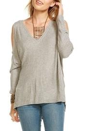  Thermal Cold Shoulder Top