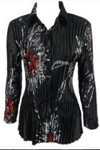  Satin Shirt-blkprint