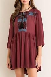  Red-bean Embroidered Tunic