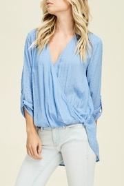  Periwinkle Wrap Top