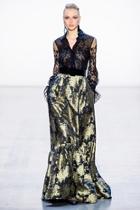  Long-sleeve Evening Gown