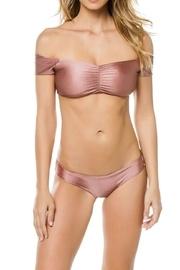  Shimmering Cognac Top