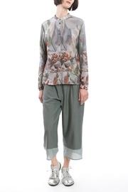 Blouse Print Wax-red
