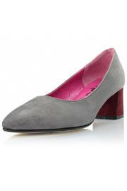  Colorblock Suede Heel