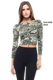  Paisley Long-sleeve Top