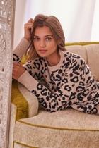  Smitten Kitten Leopard Sweater
