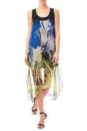  Peacock Asymmetrical Dress