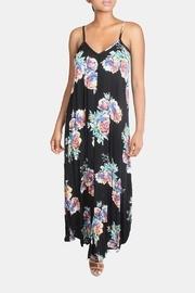  Vibrant Roses Maxi-dress