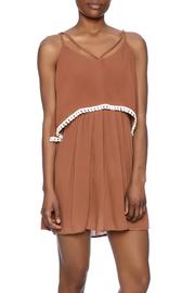  Tan Tassel Dress