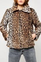  Leopard Animal-print Jacket