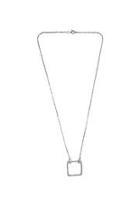  Steel Square Necklace