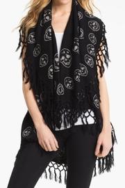  Raj Poncho-black Skull