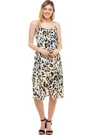  Leopard-print Midi Dress
