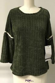  Chenille Drop Shoulder Top