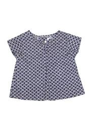  Pansy Print Top