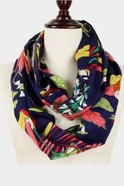  Blue Botanical Scarf