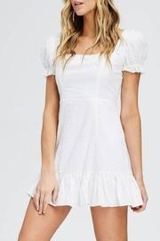 Woven Ruffle Dress