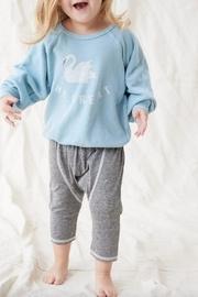 Little College Sweatshirt With Swan Graphic