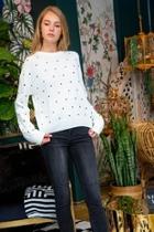  Dot Sweater Cream